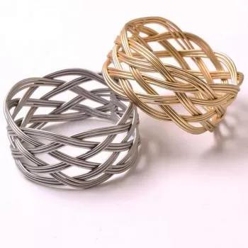 imagem de Porta Guardanapo Metal PG1229 Kit 4 peças - Rafimex