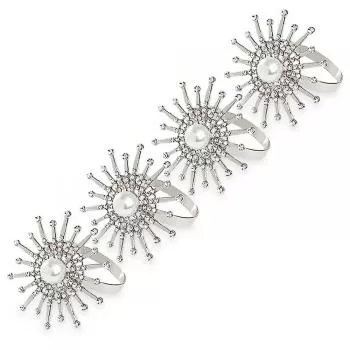 imagem de Porta Guardanapo Metal PG2606 Kit 4 peças  - Rafimex