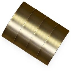 Porta Guardanapo Metal PG9916 Kit 4 peças Dourado