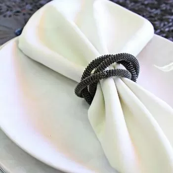 imagem de Porta Guardanapo Salerno Kit 2 peças - Niazitex