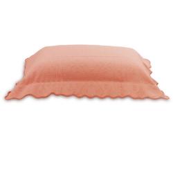 Porta Travesseiro 50x70cm Piquet Capela Laranja