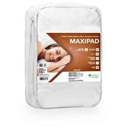 Protetor de Colchão King 40cm Impermeável Maxi Pad Branco