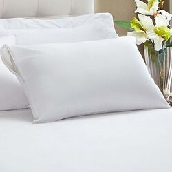 Protetor de Travesseiro 50x90cm Malha Impermeável Branco