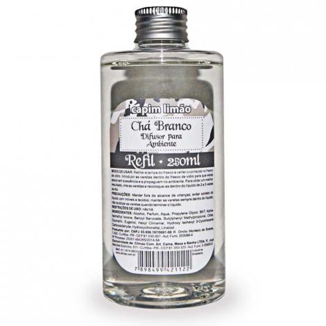 imagem do produto Refil para Difusor de Ambiente Ch Branco 250ml  - Capim Limo