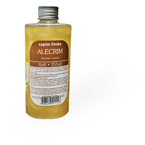imagem do produto Refil para Sabonete Lquido Alecrim 255ml - Capim Limo