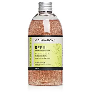 imagem de Refil Sabonete Líquido Dia a Dia Glitter Bambu Chinês 500ml - Acquaroma