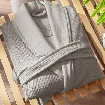 imagem de Roupão de Banho Adulto Unissex M D'Luxe - Kacyumara