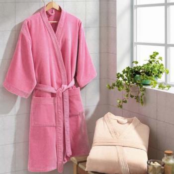 imagem de Roupo de Banho Adulto Unissex Mdio Velour - Dohler