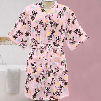 imagem de Roupo Infantil Mdio Velour Minnie 14 - Dohler