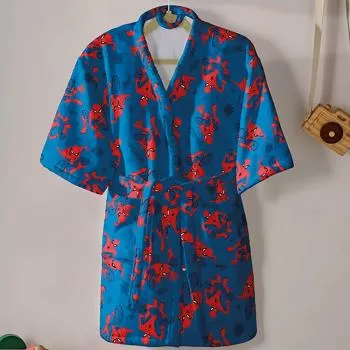 imagem de Roupão Infantil Médio Velour Spider Man 02 - Dohler