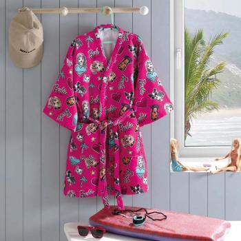 imagem de Roup�o Infantil Pequeno Velour Barbie 26 - Dohler