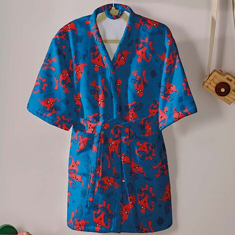 imagem do produto Roupo Infantil Pequeno Velour Spider Man 02 - Dohler