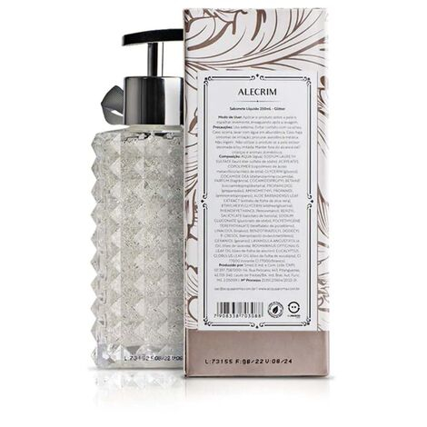 imagem do produto Sabonete Lquido Glitter Alecrim 250ml - Acquaroma