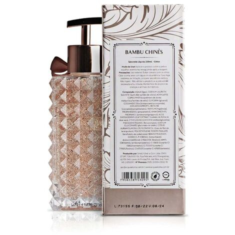 imagem do produto Sabonete Lquido Glitter Bambu Chins 250ml - Acquaroma