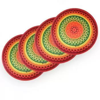 imagem de Sousplat Redondo 37cm Kit 4 peças Sublimação 06 - Catran