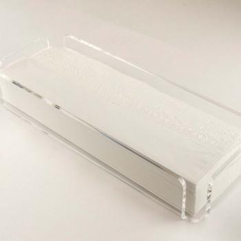 imagem de Suporte Acrlico Para Toalha de Lavabo Descartvel - Catran