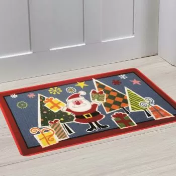 imagem de Tapete Antiderrapante Boucle Natalino Des. 003 40x60cm - Niazitex