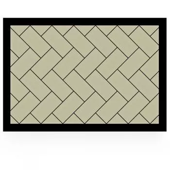 imagem de Tapete Antiderrapante Decore Platon 45x65cm - Kacyumara