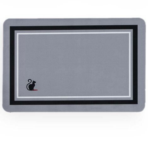 imagem do produto Tapete Antiderrapante Decore Slim Gatito 50x70cm - Kacyumara