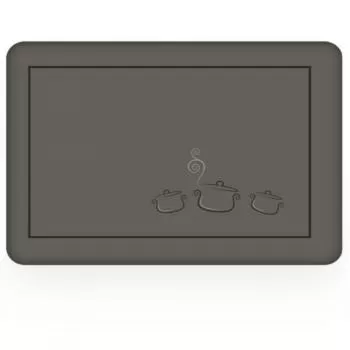 imagem de Tapete Antiderrapante Decore Slim Touss 50x70cm - Kacyumara