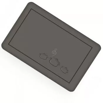 imagem de Tapete Antiderrapante Decore Slim Touss 50x70cm - Kacyumara