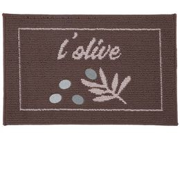 Tapete Antiderrapante Di Garda Olive 40x60cm Castor