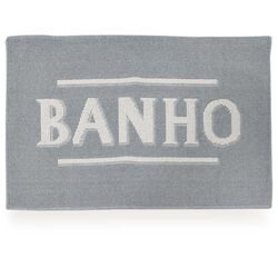 Tapete Banho 001 50x80cm Cinza