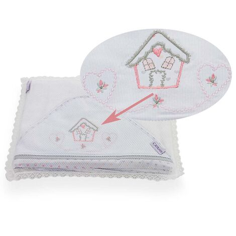 imagem do produto Toalha com Capuz Bebê Casinha - Catran