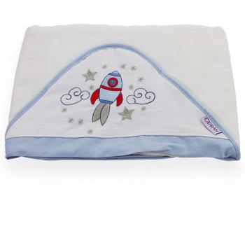 imagem de Toalha com Capuz Beb� Foguete - Catran