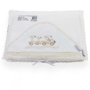 imagem de Toalha com Capuz Bebê Girafa - Catran