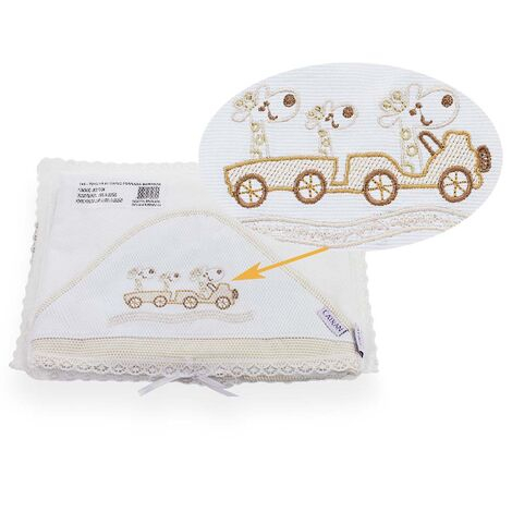 imagem do produto Toalha com Capuz Bebê Girafa - Catran