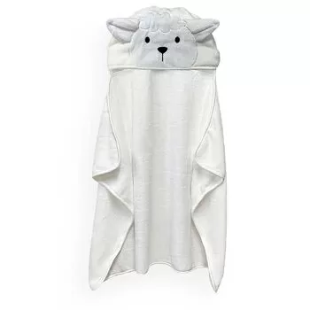 imagem de Toalha com Capuz Infantil Power Sec Animada Ovelha - Catran