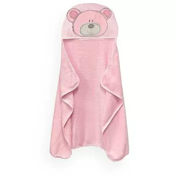 imagem de Toalha com Capuz Infantil Power Sec Animada Urso - Catran