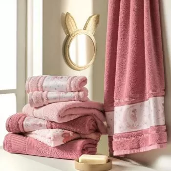 imagem de Toalha de Banho Avulsa Infantil Alícia - Karsten