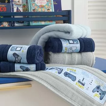 imagem de Toalha de Banho Avulsa Infantil Diversão - Karsten