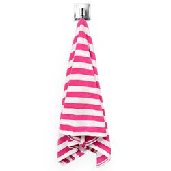 Toalha de Banho Gigante Power Sec Listrada Rosa