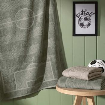 imagem de Toalha de Banho Infantil Futebol - Karsten