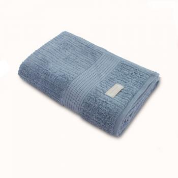 Toalha de Banho Padrão Avulsa Fio Penteado Canelado Azul/1250