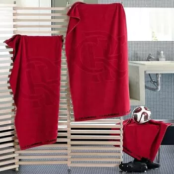 imagem de Toalha de Banho Times Flamengo 70x140cm - Buettner