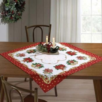 imagem de Toalha de Copa Quadrada 78x78cm Athenas Natal 107 - Dohler