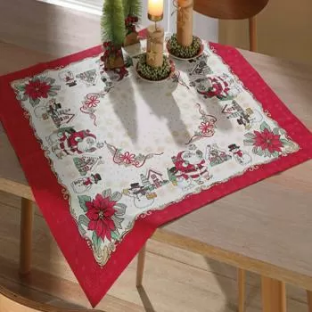 imagem de Toalha de Copa Quadrada 78x78cm Athenas Natal 119 - Dohler