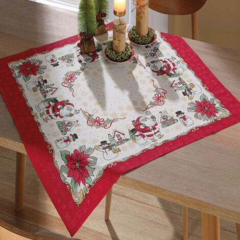 imagem do produto Toalha de Copa Quadrada 78x78cm Athenas Natal 119 - Dohler