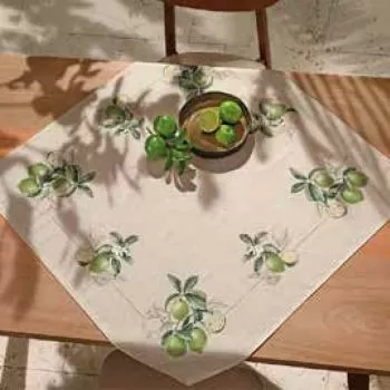 imagem de Toalha de Copa Quadrada 78x78cm Clean Renova Limone D - Dohler