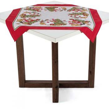 imagem de Toalha de Copa Quadrada 78x78cm Vila de Natal - Karsten