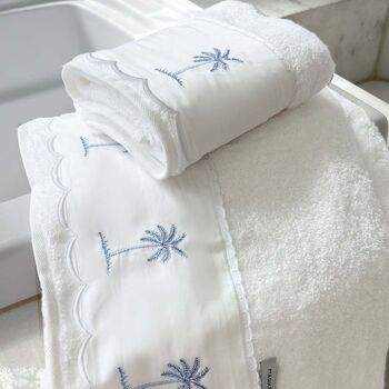 imagem de Toalha de Lavabo Avulsa Bordada Arvoredo - Marken Fassi