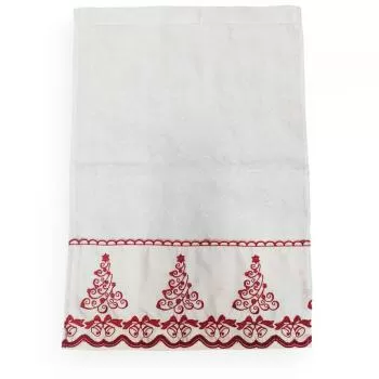 imagem de Toalha de Lavabo Avulsa Natal rvore - Marken Fassi