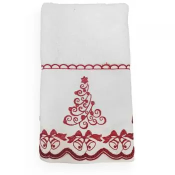 imagem de Toalha de Lavabo Avulsa Natal Árvore - Marken Fassi