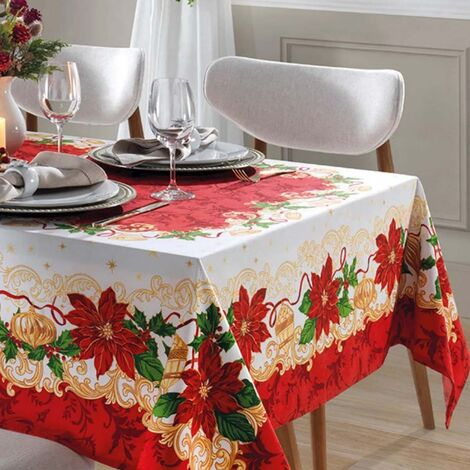 imagem do produto Toalha de Mesa Quadrada 140x140cm Athenas Natal 110 - Dohler