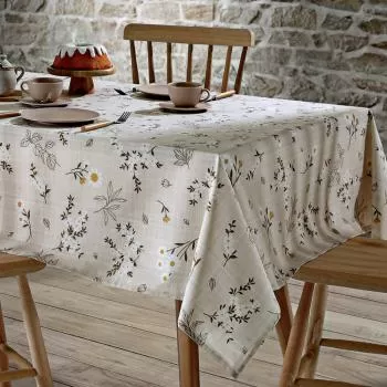 imagem de Toalha de Mesa Quadrada 140x140cm Clean Athenas Esmeralda 01 - Dohler