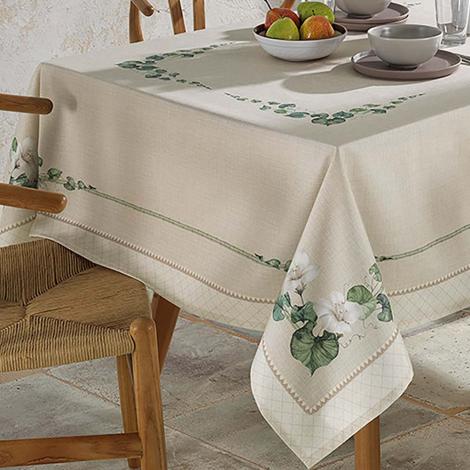 imagem do produto Toalha de Mesa Quadrada 140x140cm Clean Renova Bot�nica D - Dohler